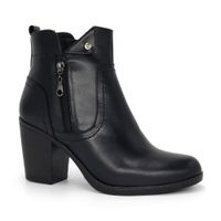 Botín Casual Cuero Mujer PAR&SS JA25Q1-BT196 NEGRO
