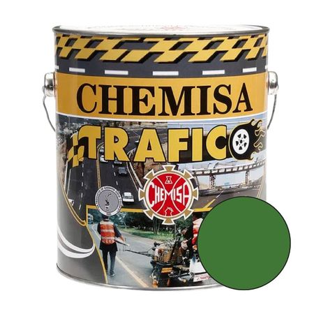 Pintura Tráfico Chemisa Resistente Verde Mate 1 gal'