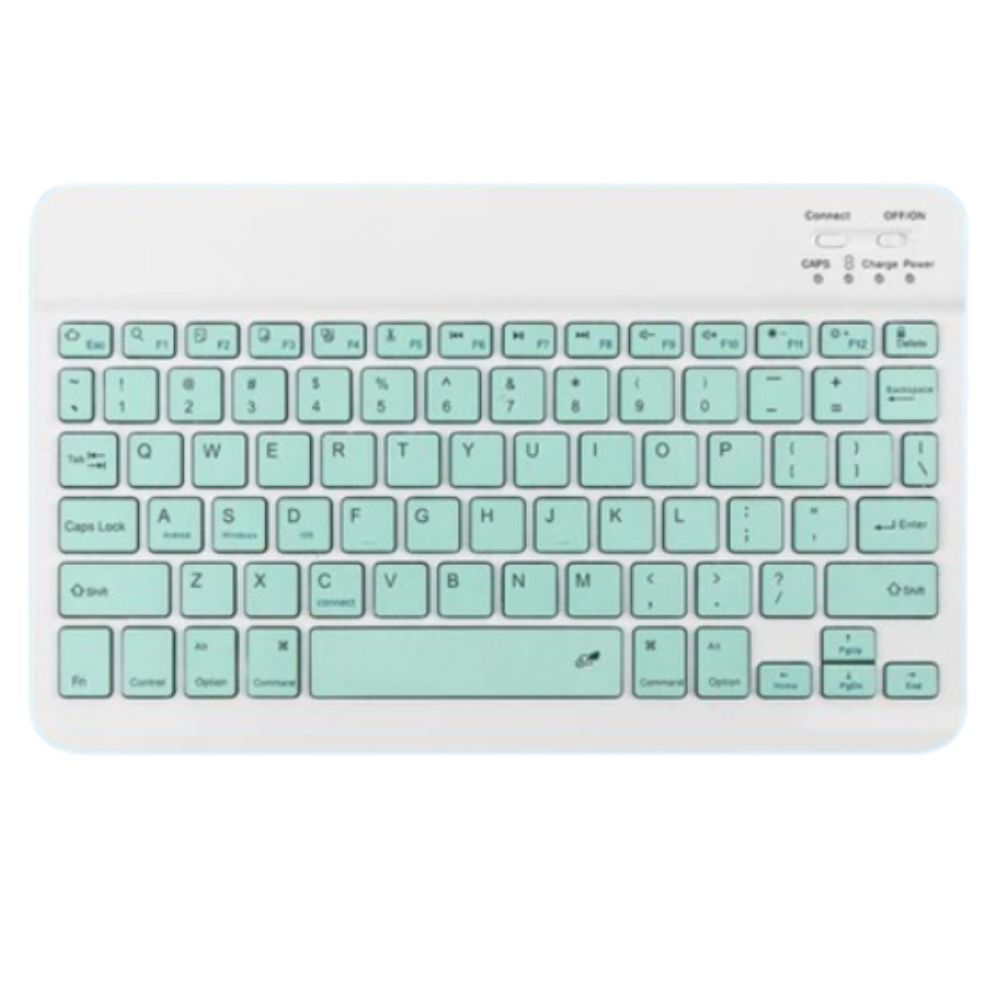 Teclado y Mouse Bluetooth Ultra Fino Verde