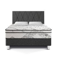 Dormitorio Pocket Advance King Cabecera Loft Charcoal