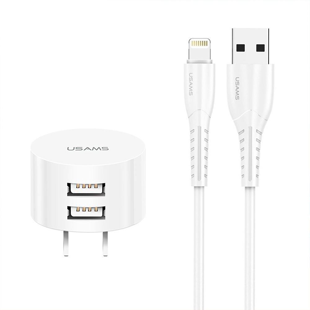 Cargador Celular Pared + Cable para iPhone 2.1A