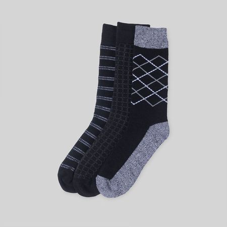 Medias Madison Pack X3 Largas Gris Hombre