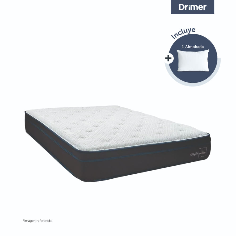 Colchón Gravity 1.5 Plazas + 1 Almohada + Protector