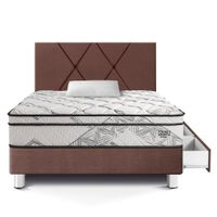 Dormitorio Pocket Advance Con Cajones 1.5 Plaza  Cabecera Loft