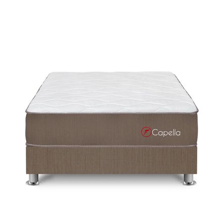 Cama Americana Forli Capella Superside 1.5 Plazas + 1 Almohada + 1 Protector