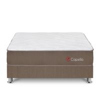 Cama Americana Forli Capella Super Side Queen + 2 Almohadas + 1 Protector