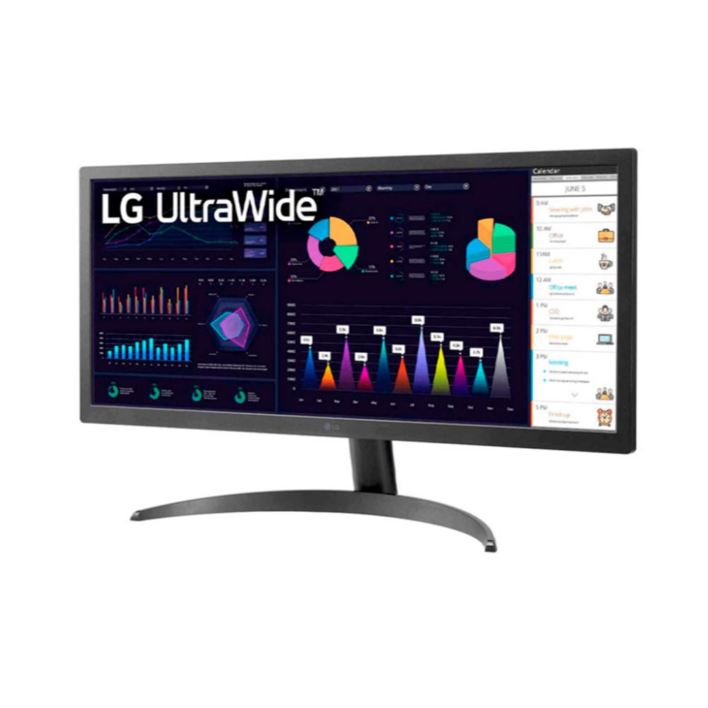 MONITOR LG LED 25.7""ULTRAWIDE RES.2560X1080 1MS/75HZ/FREESYNC, PUERTOS HDMI/DP P/N: 26WQ500-B