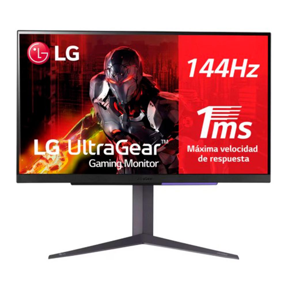 MONITOR GAMING LG ULTRAGEAR 27"" IPS CLASS 4K UHD 400CD/M FREESYNC PREMIUM, 1MS, HDMI P/N: 27GR93U-B
