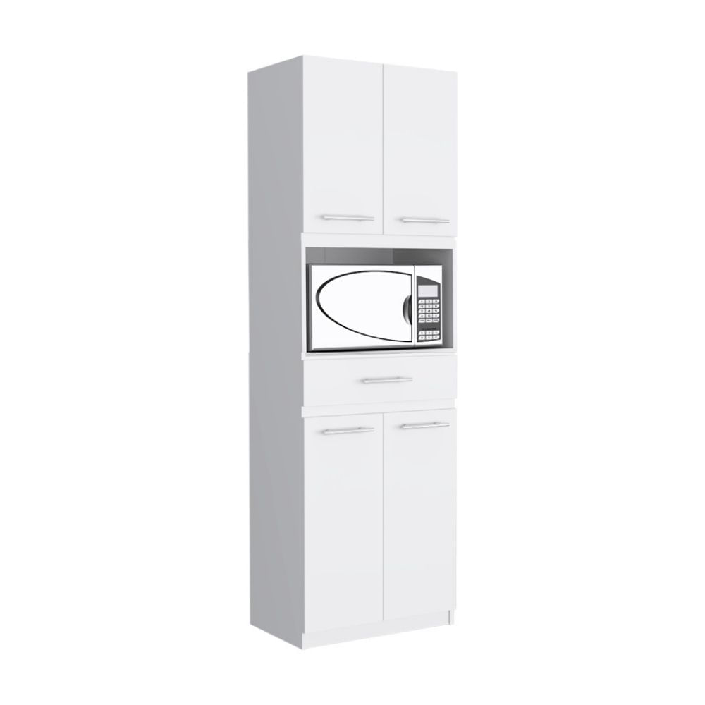 Mueble para Microondas Tuhome Manchester 4 Puertas Blanco