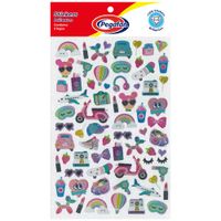 Stickers Brillantes Chicas PEGAFAN x1 unidad