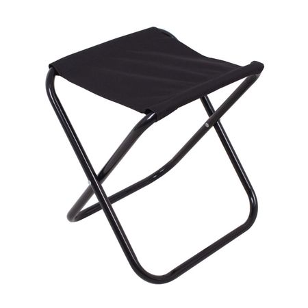 Banco Plegable Orange Basic Negro de Tela