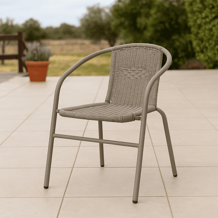 Silla de Terraza Orange New Bistro Beige de Acero
