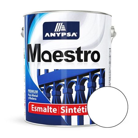 Esmalte Sintético Anypsa Blanco Brillante de 3.96 kg