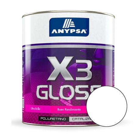 Gloss Poliuretano X-3 Anypsa Blanco 900ml