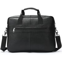 Maletín De Cuero Vacuno ALDEBARÁN 1116 (Laptop 15"") Negro