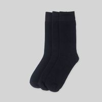 Medias Largas Pack X 3 Madison Unitario Negro Hombre