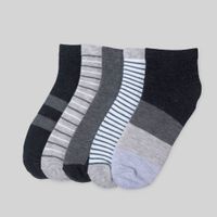 Medias Cortas Hypnotic Pack X 3 Medias Gris Hombre