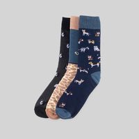 Medias Largas Hypnotic Pack X 3 Medias Azul Hombre