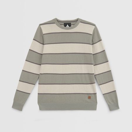 Chompa Para Teen Niño Aereal Tricolor Verde olivo Talla 16X