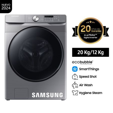 Lavaseca Samsung Digital Inverter WD20T6000GP/PE Ecobubble 20 Kg Inox