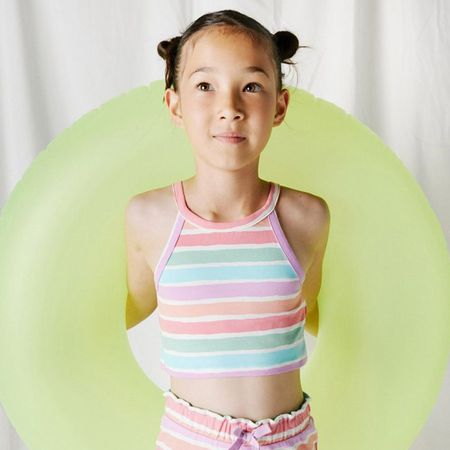 Polo Sfera Niña Top Estampada Multicolor Multicolor Talla 13