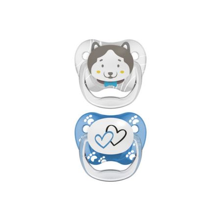 Chupones Dr Browns Prevent 6-18M Perro Y Corazón