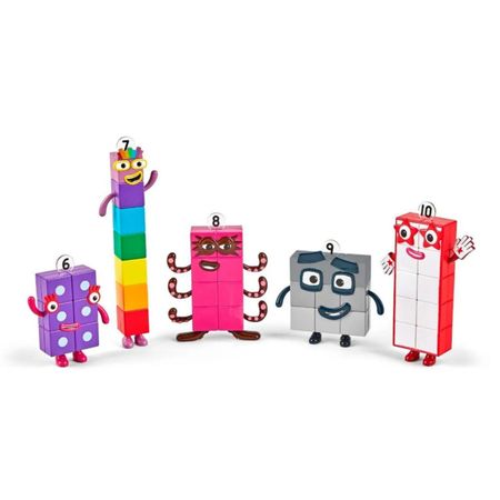 Figuras De Aprendizaje Numberblocks 6 A 10