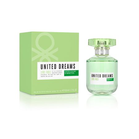 Perfume Mujer Benetton United Dreams Live Free Edt 50 Ml