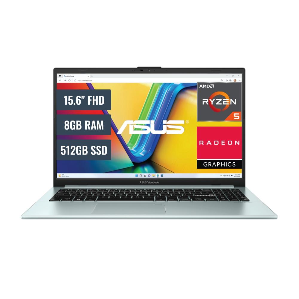 Laptop Asus VivoBook Go AMD Ryzen 5 7520U 8GB RAM 512GB SSD 15.6 FHD FreeDOS E1504FANJ411