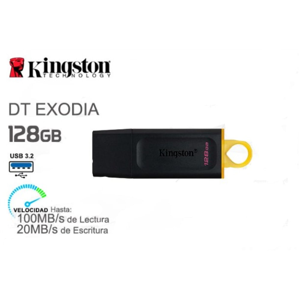 Memoria Usb 3.2 128 Gb Kingston