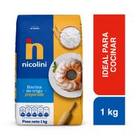 Harina de Trigo NICOLINI Preparada Bolsa 1Kg