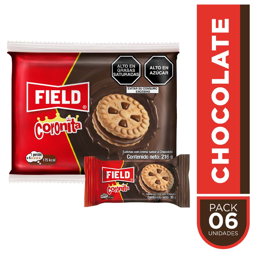Galletas FIELD Coronita Paquete 6un