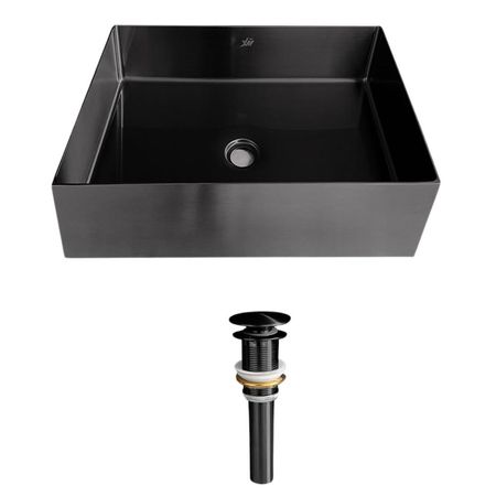 Lavabo de Lujo para Baño XM LA30401-4040 Acero Inoxidable 304 Negro