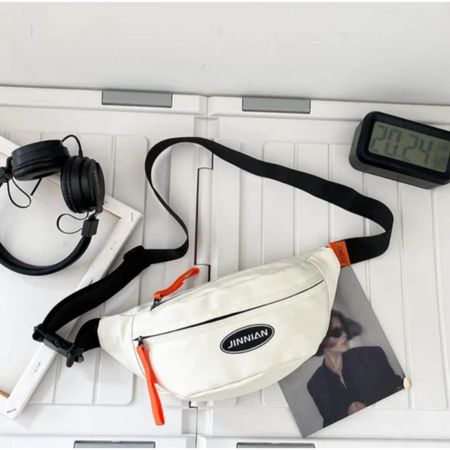 Riñonera de Mujer y Hombre Japones Urbano Canguro Sport Crossbody Blanco