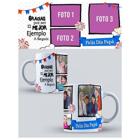 Taza de Loza Grande 15oz Personalizada Día Del Padre 51