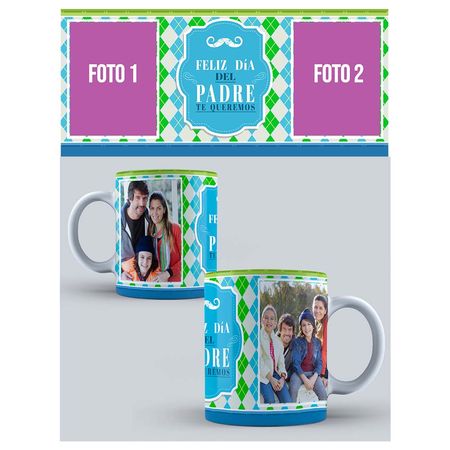 Taza de Loza 11oz Personalizada Día Del Padre 56