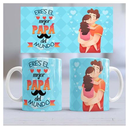 Taza de Loza Grande 15oz Día Del Padre 28