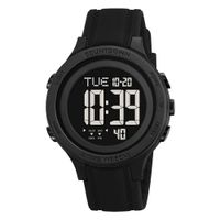 RELOJ SKMEI HOMBRE DIGITAL DUAL MULTIFUNCIÓN LUZ LED NEGRO - 2455
