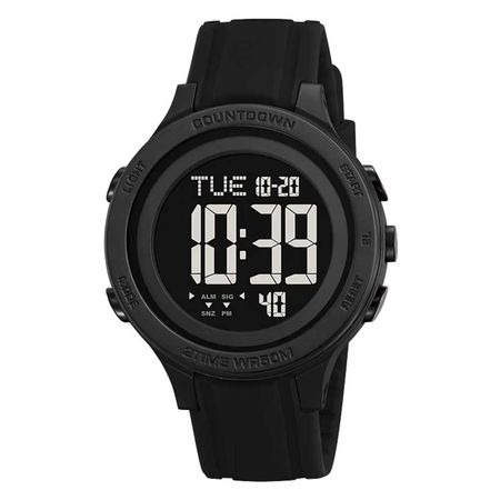 RELOJ SKMEI HOMBRE DIGITAL DUAL MULTIFUNCIÓN LUZ LED NEGRO - 2455