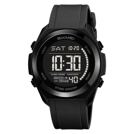 RELOJ SKMEI HOMBRE DIGITAL RETROILUMINADO MULTIFUNCIÓN NEGRO - 2455