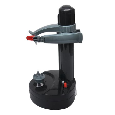 Pelador de Frutas y Verduras Giratorio Negro