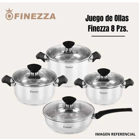Juego de ollas de acero inoxidable 8 piezas FZ-1006TV