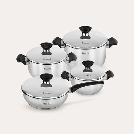 Juego de ollas de acero inoxidable 8 piezas FZ-1004TS