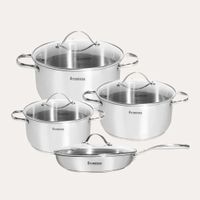 Juego de ollas de acero inoxidable 8 piezas FZ-978AE