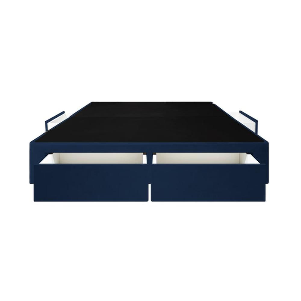 Base De Cama Wels 4 Cajones 2 Plz - Azul Marino