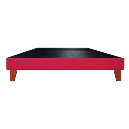 Base de Cama Luton Slim 1.5 Plz - Rojo