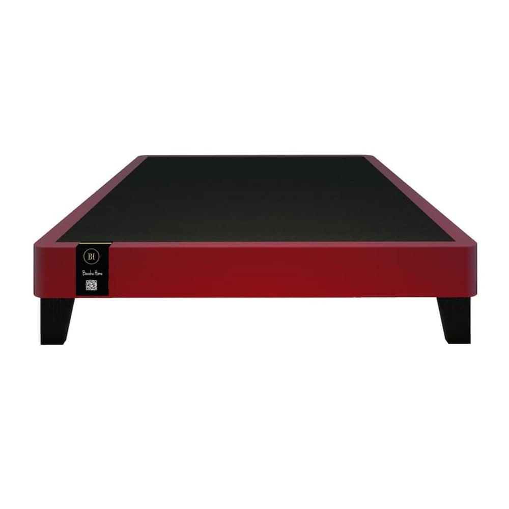 Base De Cama Europea Carintia 2 Plz - Rojo