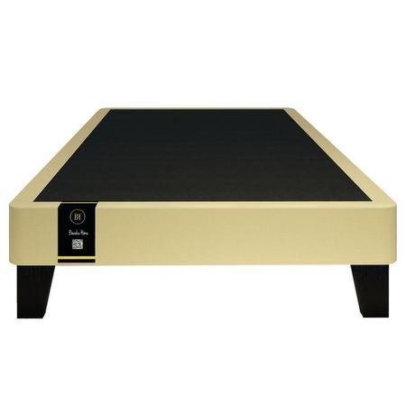 Base De Cama Europea Carintia 1.5 Plz - Beige Claro