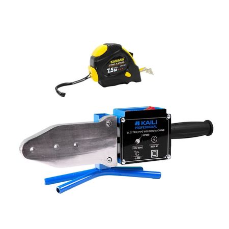 Soldador Termofusible 2000W KP060 + Wincha 7.5Mx25M KM708