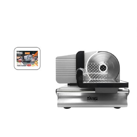 Cortadora Rebanadora de embutidos DSP Acero Inoxidable 200W